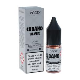 VGOD Nikotinsalz Liquid 10ml - Cubano Silver
