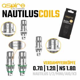 Aspire Nautilus Coils - BVC Verdampferköpfe
