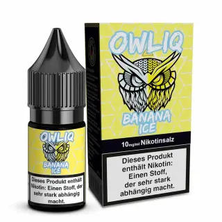 OWLIQ Nikotinsalz 10ml - Banana Ice