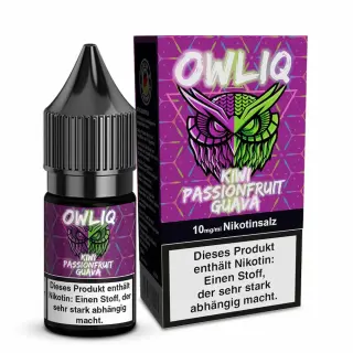 OWLIQ Nikotinsalz 10ml - Kiwi Passionsfuit Guave