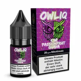 OWLIQ Nikotinsalz 10ml - Kiwi Passionsfuit Guave