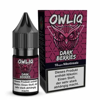 OWLIQ Nikotinsalz 10ml - Dark Berries