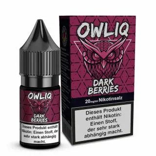 OWLIQ Nikotinsalz 10ml - Dark Berries 20mg/ml