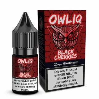 OWLIQ Nikotinsalz 10ml - Black Cherries 20mg/ml