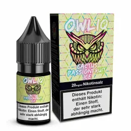 OWLIQ Nikotinsalz 10ml - Cactus Passionsfruit Ice