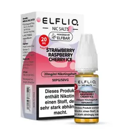 Elfliq by Elfbar Nikotinsalz 10ml Liquid - Strawberry...