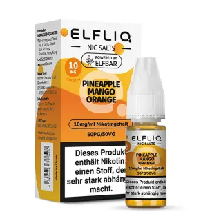 Elfliq by Elfbar Nikotinsalz 10ml Liquid - Pineapple Mango Orange 10mg/ml