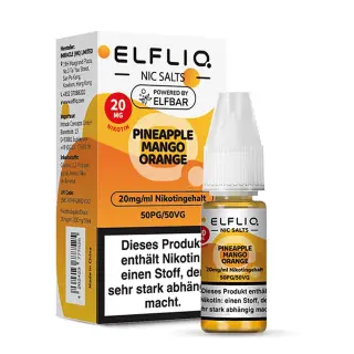 Elfliq by Elfbar Nikotinsalz 10ml Liquid - Pineapple Mango Orange 20mg/ml