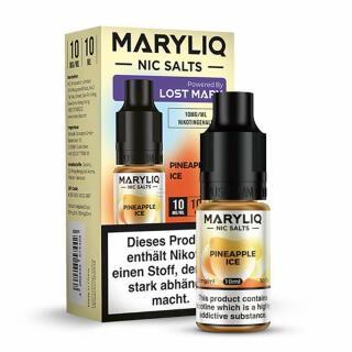 Maryliq Nikotinsalz by Lost Mary 10ml Liquid - Pineapple Ice