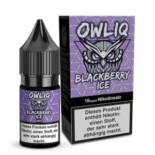 OWLIQ Nikotinsalz 10ml - Blackberry Ice