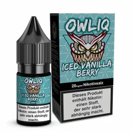 OWLIQ Nikotinsalz 10ml - Iced Vanilla Berry