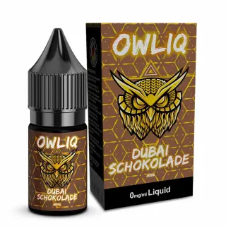 OWLIQ Nikotinsalz 10ml - Dubai Schokolade 0mg/ml