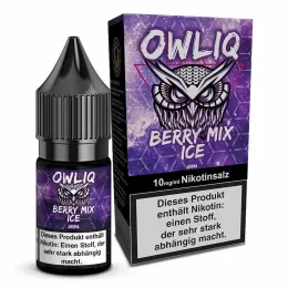 OWLIQ Nikotinsalz 10ml - Berry Mix Ice