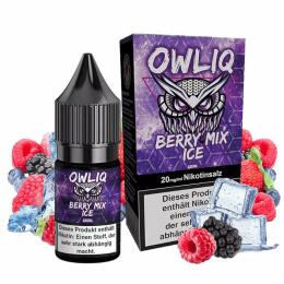 OWLIQ Nikotinsalz 10ml  - Berry Mix Ice