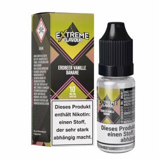 Extreme Flavours Hybrid 10ml Liquid - Erdbeer Vanille Banane 10mg/ml