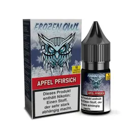 Frozen OWL Nikotinsalz 10ml - Apfel Pfirsich