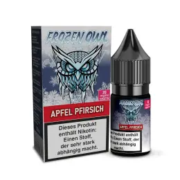 Frozen OWL Nikotinsalz 10ml - Apfel Pfirsich