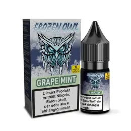 Frozen OWL Nikotinsalz 10ml - Grape Mint