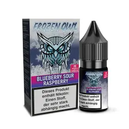 Frozen OWL Nikotinsalz 10ml - Blueberry Sour Raspberry