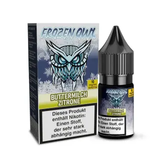 Frozen OWL Nikotinsalz 10ml - Buttermilch Zitrone 10mg/ml