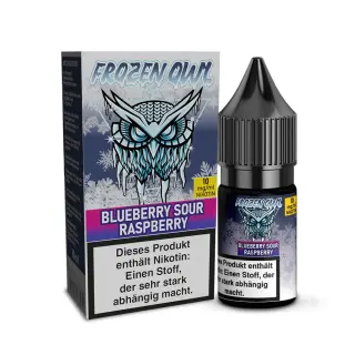 Frozen OWL Nikotinsalz 10ml - Blueberry Sour Raspberry 10mg/ml