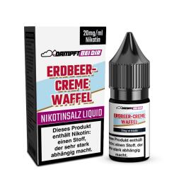 dampftbeidir 10ml Nikotinsalz Liquid - Erdbeer-Creme Waffel