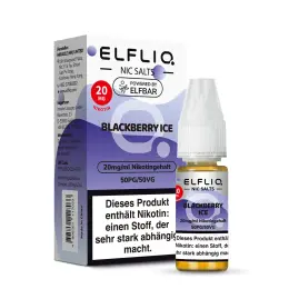 Elfliq by Elfbar Nikotinsalz 10ml Liquid - Blackberry Ice