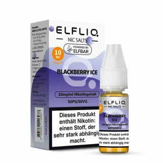 Elfliq by Elfbar Nikotinsalz 10ml Liquid - Blackberry Ice 10mg/ml