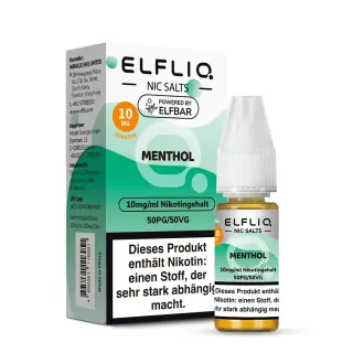 Elfliq by Elfbar Nikotinsalz 10ml Liquid - Menthol 10mg/ml