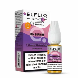Elfliq by Elfbar Nikotinsalz 10ml Liquid - Mix Berries 10mg/ml
