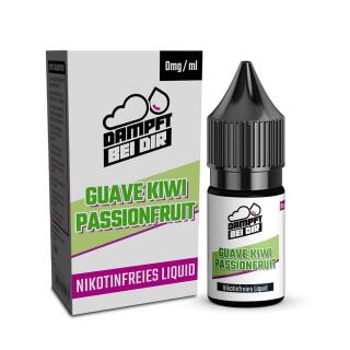dampftbeidir 10ml Nikotinsalz Liquid - Guave Kiwi Passionsfruit 0mg/ml