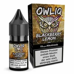 OWLIQ Nikotinsalz 10ml - Blackberry Lemon