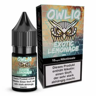 OWLIQ Nikotinsalz 10ml - Exotic Lemonade 10mg/ml