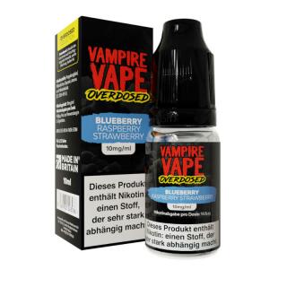 Vampire Vape Overdosed Nikotinsalz - Blueberry Raspberry Strawberry 10mg/ml