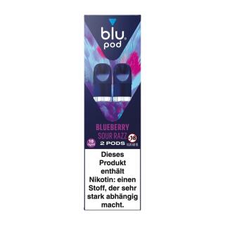Blu Pods - Blueberry Sour Razz 18mg/ml