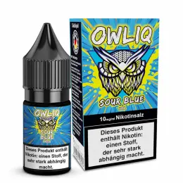 OWLIQ Nikotinsalz 10ml - Sour Blue