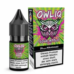 OWLIQ Nikotinsalz 10ml - Sour Apple