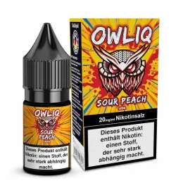 OWLIQ Nikotinsalz 10ml - Sour Peach