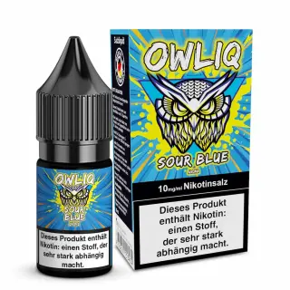 OWLIQ Nikotinsalz 10ml - Sour Blue 10mg/ml