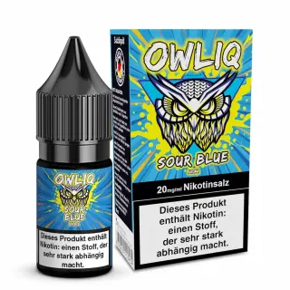 OWLIQ Nikotinsalz 10ml - Sour Blue 20mg/ml