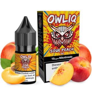 OWLIQ Nikotinsalz 10ml  - Sour Peach 10mg/ml