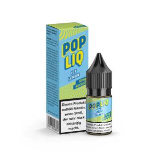 PopLiq Nikotinsalz 10ml - Icy Lemon 10mg/ml