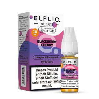 Elfliq by Elfbar Nikotinsalz 10ml Liquid - Blackberry Cherry