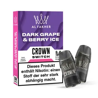 Al Fakher Crown Switch Pods - Dark Grape & Berry Ice