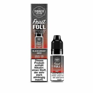 Dinner Lady Nikotinsalz Fruit Full - Blackcurrant Anise 10ml