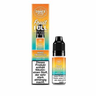 Dinner Lady Nikotinsalz Fruit Full - Mango Pineapple Ice 10ml 20mg/ml