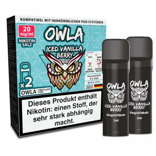 OWLA Pods (ELFA kompatibel) - Iced Vanilla Berry 20mg/ml