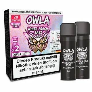 OWLA Pods (ELFA kompatibel) - White Peach Razz 20mg/ml