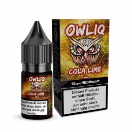 OWLIQ Nikotinsalz 10ml - Cola Lime