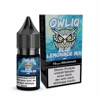 OWLIQ Nikotinsalz 10ml - Blue Lemonade Mix 10mg/ml